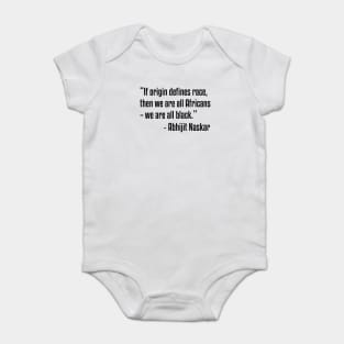 we are all black | African American | Black Lives Baby Bodysuit